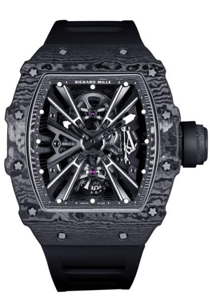 Replica Richard Mille RM12 BLACK CARBON TPT Watch